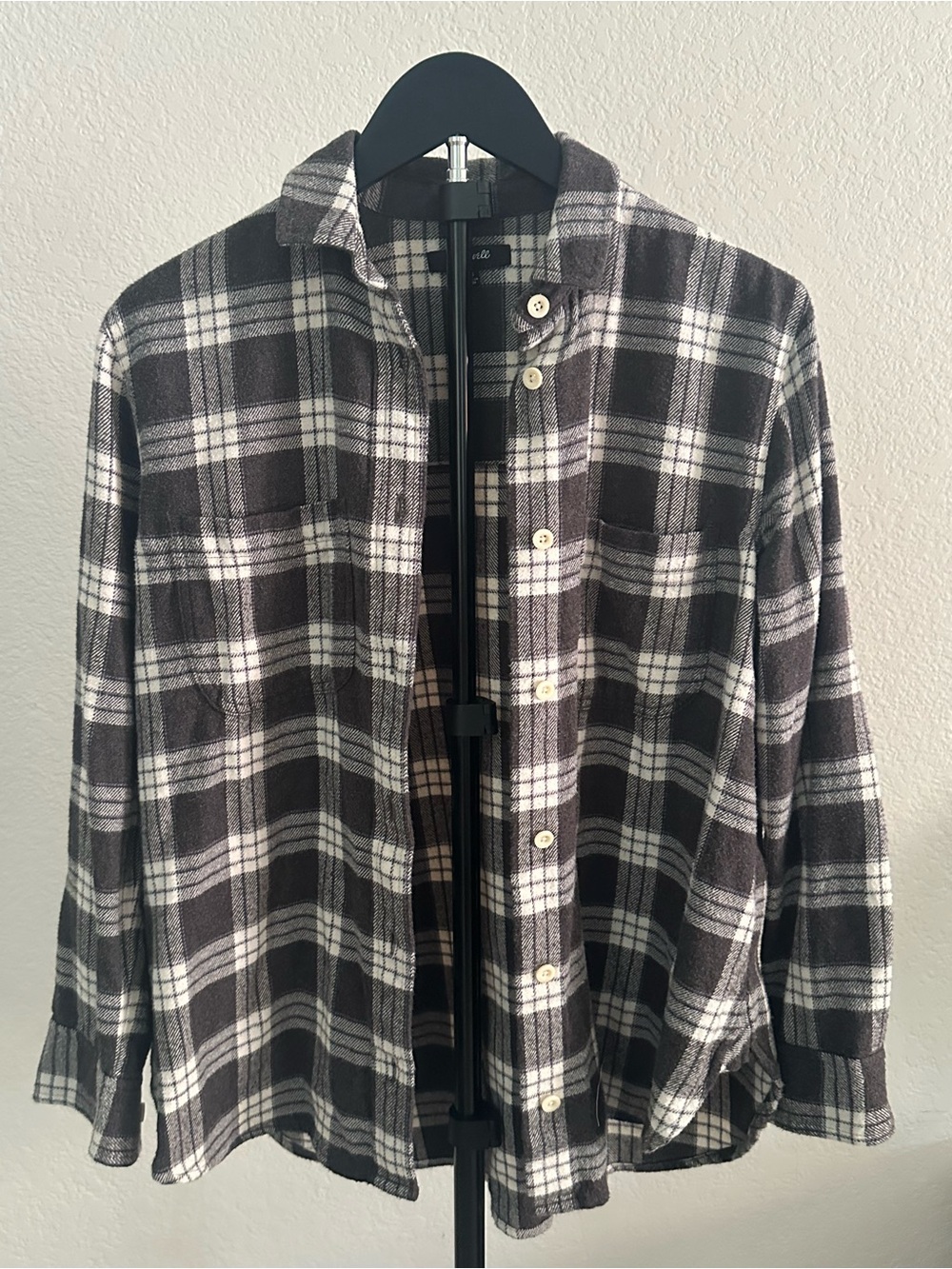 Madewell Plaid Button-Down Shirt Size XS